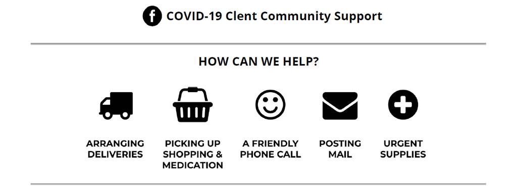 COVID-19 Clent Community Support Group logo